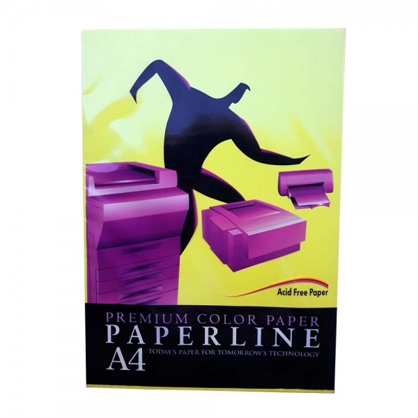 Paperline Premium Color Paper Κίτρινο Χαρτί Εκτύπωσης A4 75gr/m² 500 Φύλλα